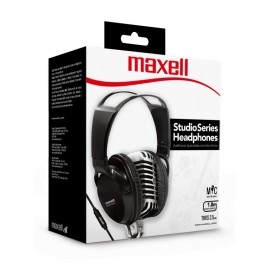 Maxell Audífonos ST-2000, Alámbrico, 1.8 Metros, 3.5mm, Negro