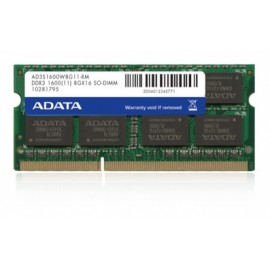 Memoria RAM Adata DDR3, 1600MHz, 4GB, CL11, SO-DIMM