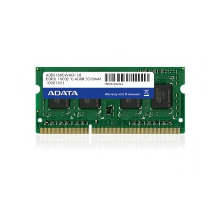 Memoria RAM Adata DDR3L Premier, 1600MHz, 4GB, CL11, SO-DIMM, 1.35v