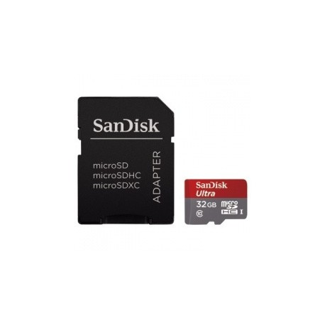 Memoria Flash SanDisk Ultra, 32GB microSDHC Clase 10