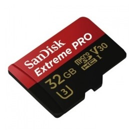 Memoria Flash SanDisk Extreme PRO, 32GB MicroSDHC UHS-I Clase 10, con Adaptador