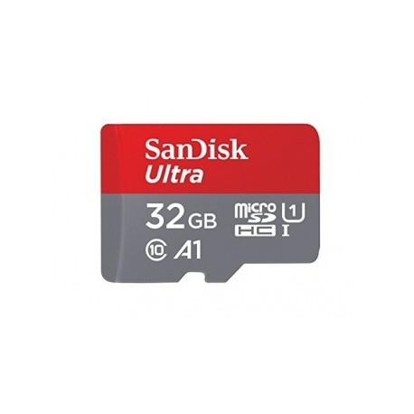 Memoria Flash SanDisk Ultra A1, 32GB MicroSDHC Clase 10, con Adaptador