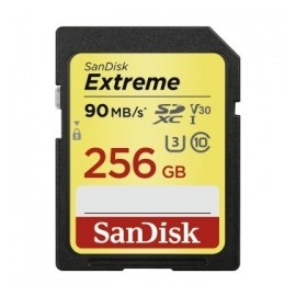 Memoria Flash SanDisk Extreme, 256GB SDXC UHS-I Clase 10