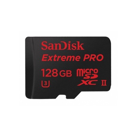 Memoria Flash SanDisk Extreme PRO, 128GB MicroSDXC UHS-I Clase 10, con Adaptador