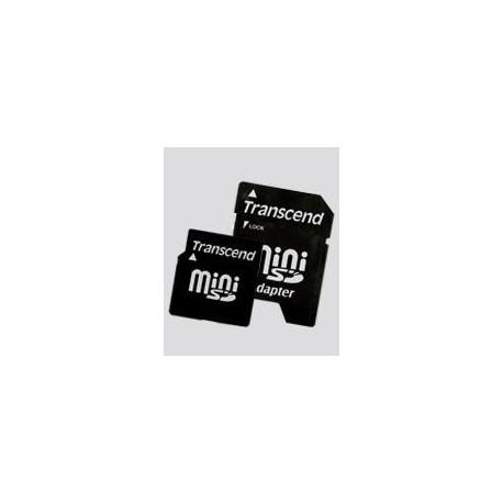 Memoria Flash Transcend, 2GB MiniSD con Adaptador