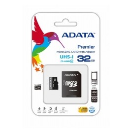 Memoria Flash Adata, 32GB microSDHC UHS-I Clase 10, con Adaptador