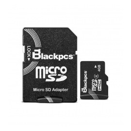 Memoria Flash Blackpcs MM4101, 4GB MicroSDHC Clase 4, con Adaptador