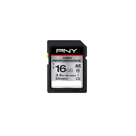 Memoria Flash PNY High Performance, 16GB SDHC UHS-I Clase 10