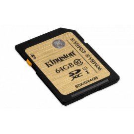 Memoria Flash Kingston, 64GB SDXC UHS-I Clase 10