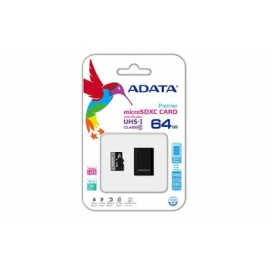 Memoria Flash Adata Premier, 64GB microSDXC UHS-I Clase 10, con Lector microReader OTG