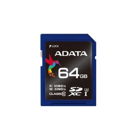 Memoria Flash Adata Premier Pro, 64GB SDXC UHS-I Clase 10