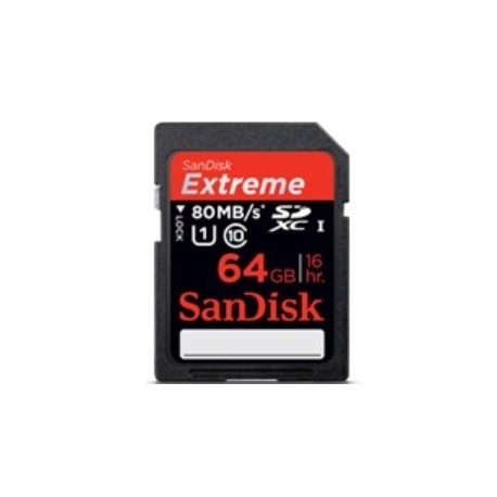 Memoria Flash SanDisk Extreme, 64GB SDXC UHS-I Clase 10