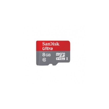 Memoria Flash SanDisk Ultra, 8GB microSDXC UHS-I Clase 10, con Adaptador para Android