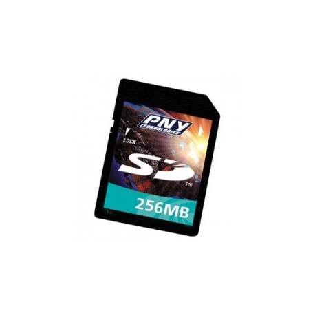 Memoria Flash PNY, 256MB SD