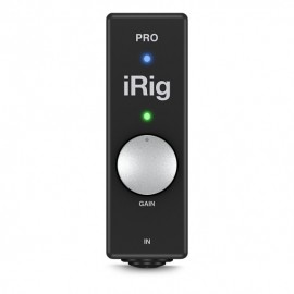 IK Multimedia Interfaz de Audio y MIDI iRig PRO, Alámbrico, Lightning, Negro