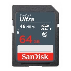 Memoria Flas SanDisk Ultra, 64GB SDHC UHS-I Clase 10