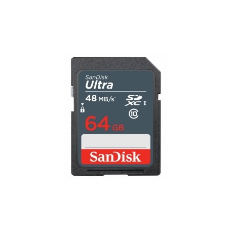 Memoria Flas SanDisk Ultra, 64GB SDHC UHS-I Clase 10