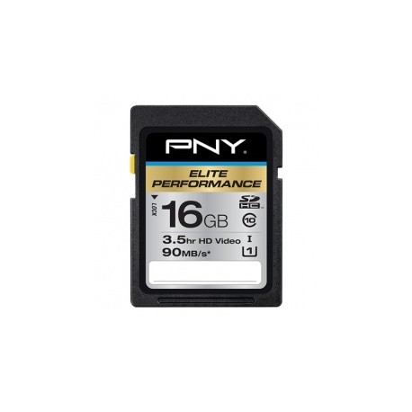 Memoria Flash PNY Elite Performance, 16GB SDHC Clase 10