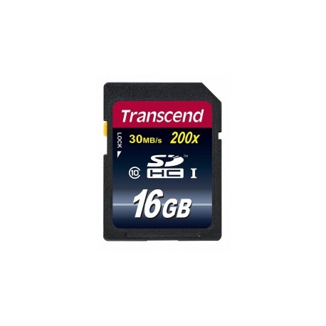 Memoria Flash Transcend, 16GB SDHC Clase 10