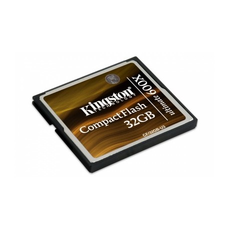 Memoria Flash Kingston Ultimate, 32GB CompactFlash 600x, con MediaRECOVER