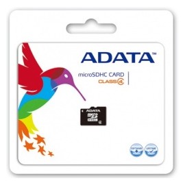 Memoria Flash Adata, 32GB microSDHC Clase 4, con Adaptador