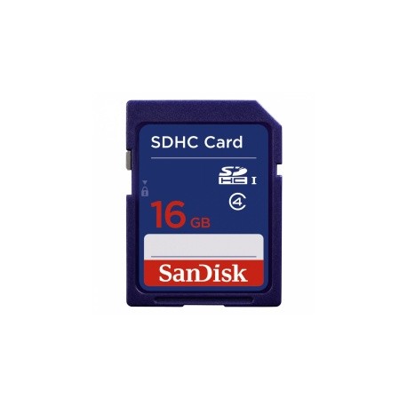 Memoria Flash SanDisk, 16GB SDHC Clase 2