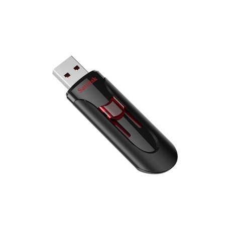 Memoria USB SanDisk Cruzer Glide 3.0, 32GB, USB 3.0, Negro, 3 Piezas