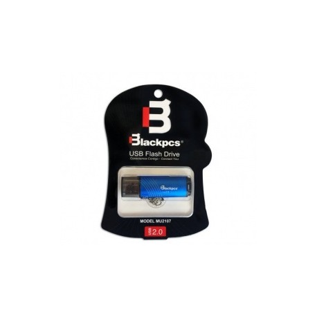 Memoria USB Blackpcs MU2107, 8GB, USB 2.0, Azul