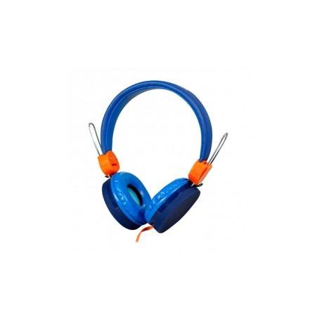 Ginga Audifonos DJ, Alámbrico, 3.5, Azul