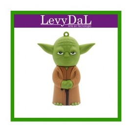 Memoria USB LevyDal Yoda Manos Cerradas, 16GB, USB 2.0, Marrón