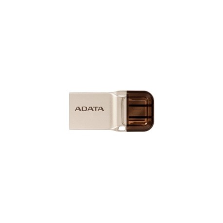 Memoria USB Adata UC370 OTG, 32GB, USB 3.0, Oro