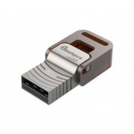 Memoria USB Blackpcs MO201 OTG, 32GB, USB 2.0, Plata