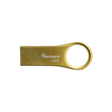 Memoria USB Blackpcs MU2102, 32GB, USB 2.0, Oro