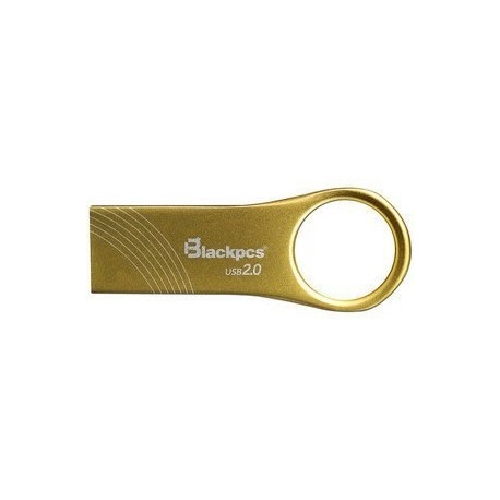 Memoria USB Blackpcs MU2102, 16GB, USB 2.0, Oro