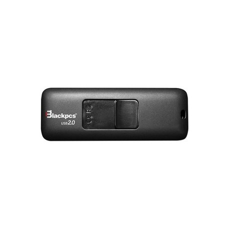 Memoria USB Blackpcs MU2101, 16GB, USB 2.0, Negro