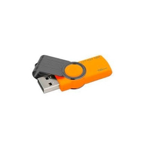 Memoria USB Kingston DataTraveler, 16GB, USB 2.0, Naranja