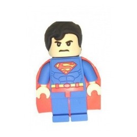 Memoria USB Levydal Superman Lego, 16GB, USB 2.0, Azul