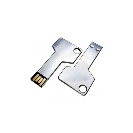 Memoria USB BRobotix 207768, 16GB, USB 2.0, Plata