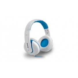 Acteck Audífonos HD-600, Alámbrico, 1.2 Metros, 3.5mm, BlancoAzul