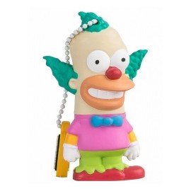 Memoria USB Tribe, 8GB, USB 2.0, Diseño Krusty Los Simpsons