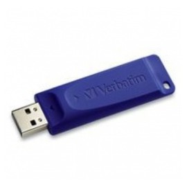 Memoria USB Verbatim, 64GB, USB 2.0, Azul