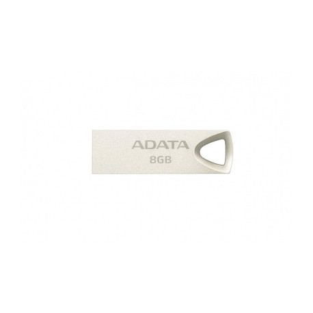 Memoria USB Adata UV210, 8GB, USB 2.0, Dorado Metálico