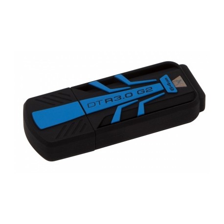 Memoria USB Kingston DataTraveler 100 G3, 128GB, USB 3.0, Negro