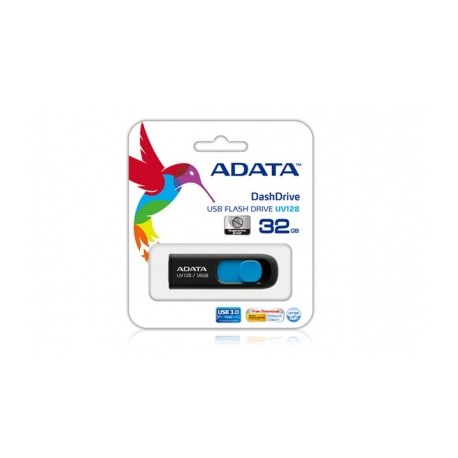 Memoria USB Adata Dashdrive UV128, 128GB, USB 3.0