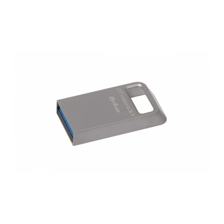 Memoria USB Kingston DataTraveler Micro 3.1, 64GB, USB 3.1, Lectura 100MB