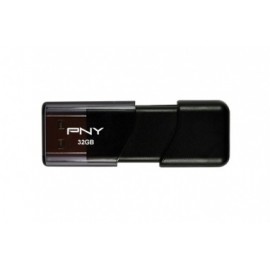 Memoria USB PNY Attaché, 32GB, USB 2.0, Negro