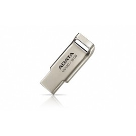 Memoria USB Adata UV130 Gold, 16GB, USB 2.0, Oro