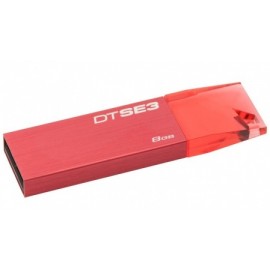 Memoria USB Kingston DataTraveler SE3, 8GB, USB 2.0, Rojo