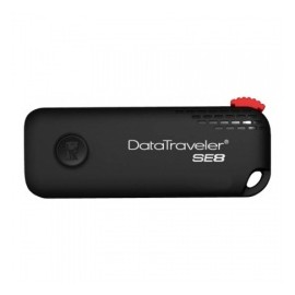 Memoria USB Kingston DataTraveler SE8, 8GB, USB 2.0, Negro