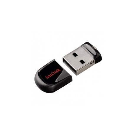 Memoria USB SanDisk Cruzer Fit, 32GB, USB 2.0, Negro